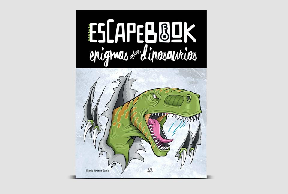 Escapebook. Enigmas entre dinosaurios. Alberto Jiménez García