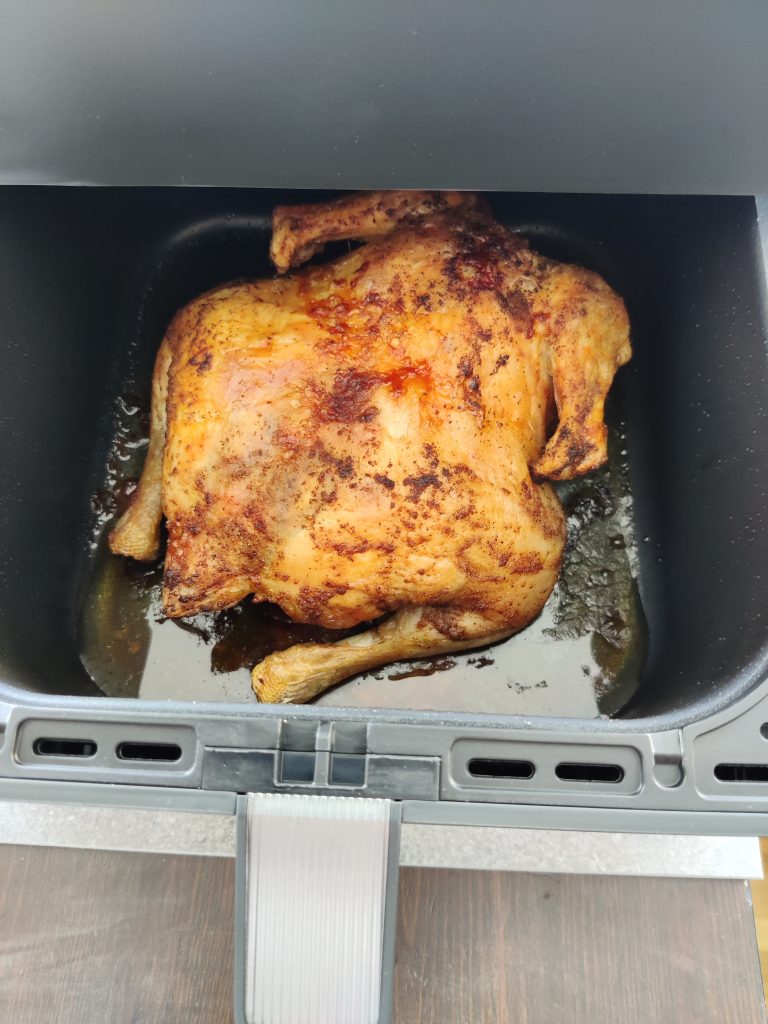 Ferdig kylling i airfryer