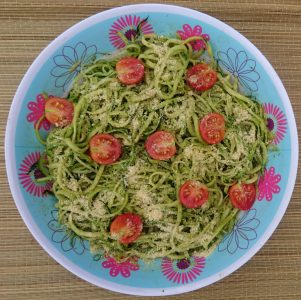 Pesto zoodles