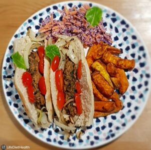 vegan sausages in bread