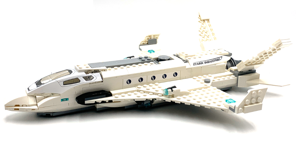 Spiderman lego plane hotsell