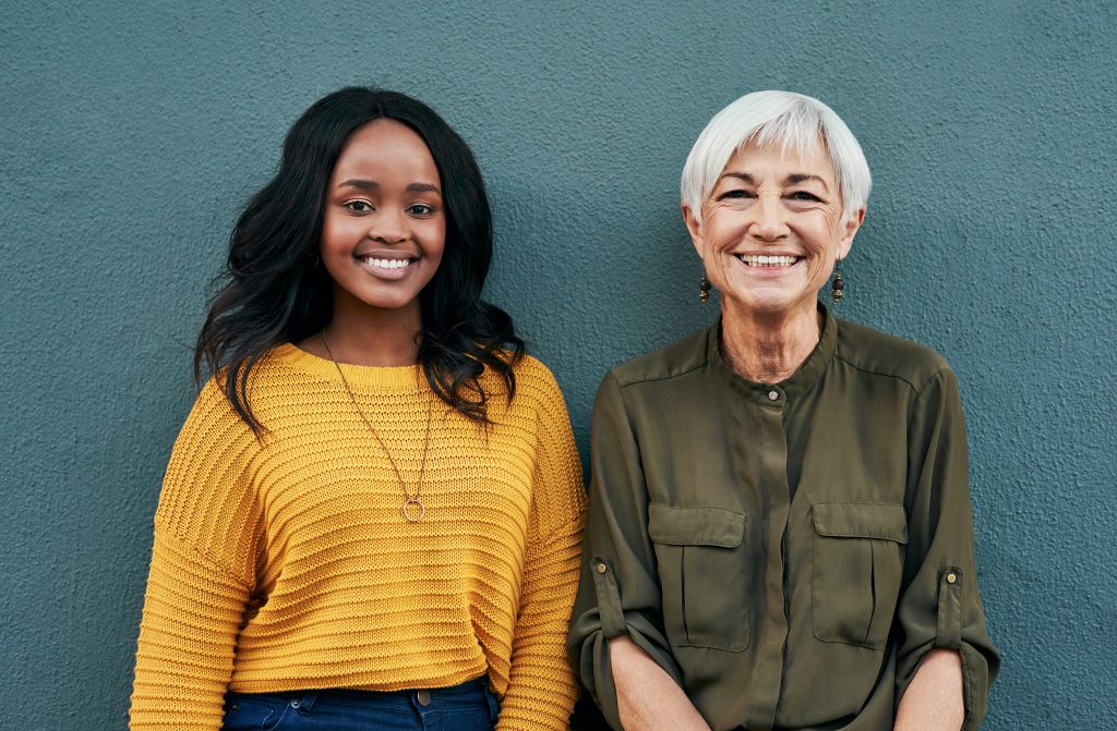 twee vrouwen, multi-cultureel