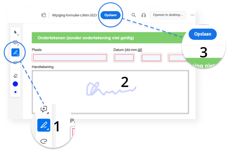 PDF ondertekenen