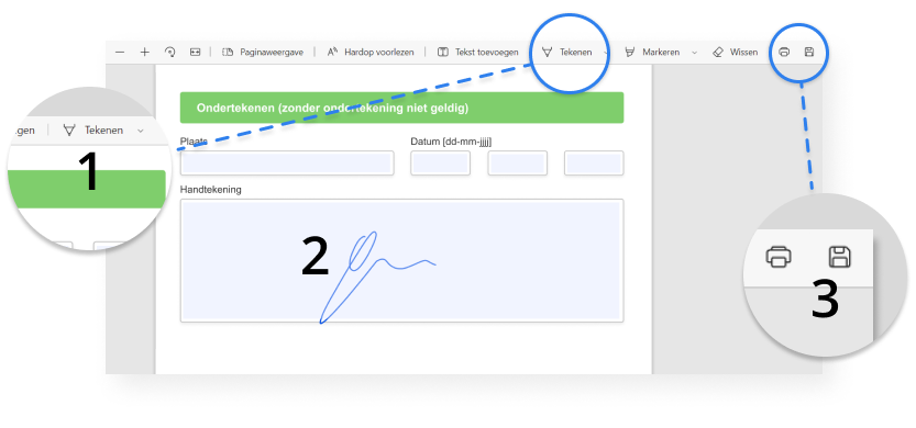 PDF ondertekenen