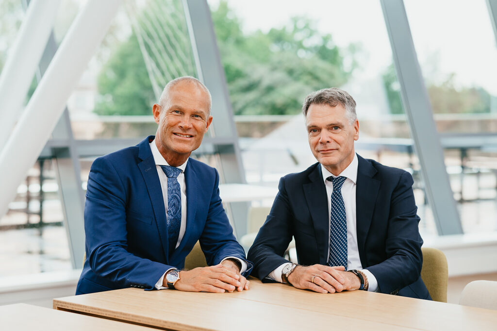 CIO Han Rijken en CEO Rutger Zomer