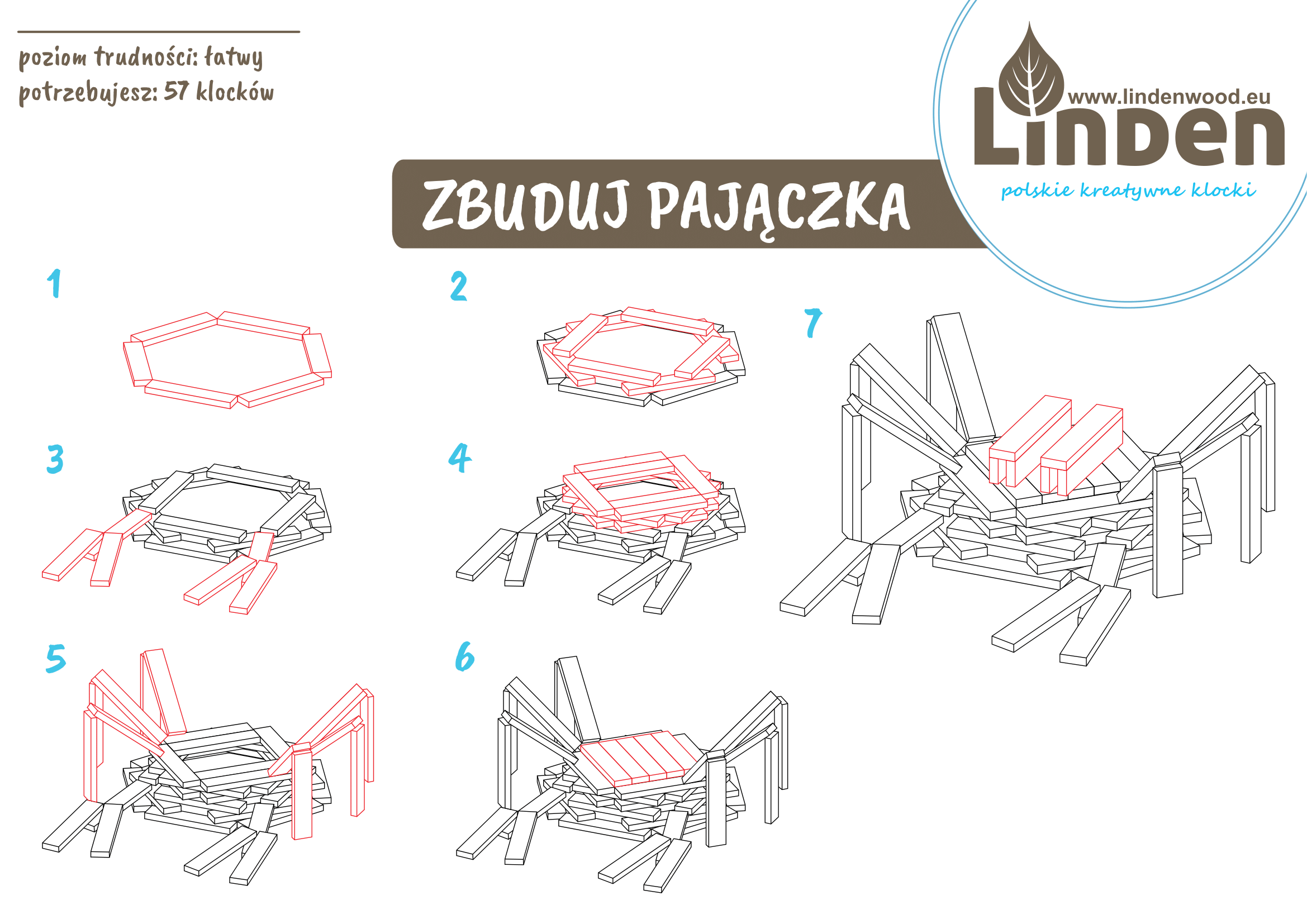 Zwierzęta w ZOO - instrukcje budowania z klocków Linden - obrazek 3