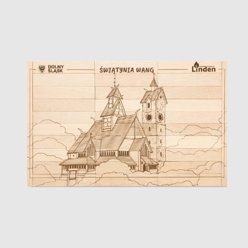 Puzzle drewniane zabytki Dolnego Śląska