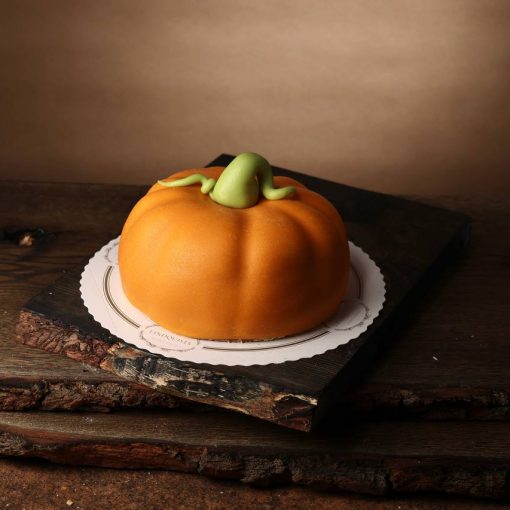 Halloween pumpa tårta