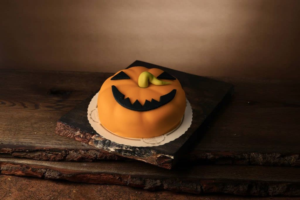 Halloween pumpa tårta - Bild 2