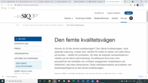 SIQ den femte vågen skärmdump från hemsidan