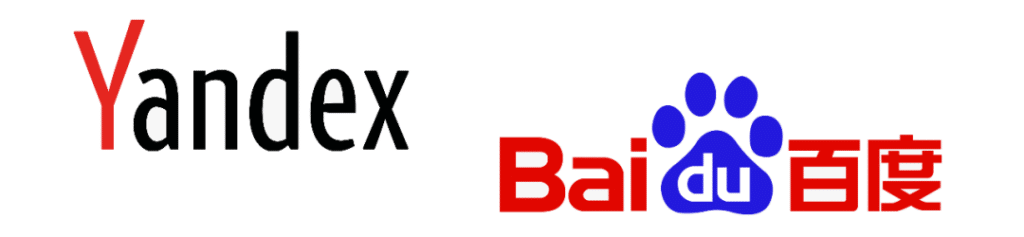 Baidu og Yandex
