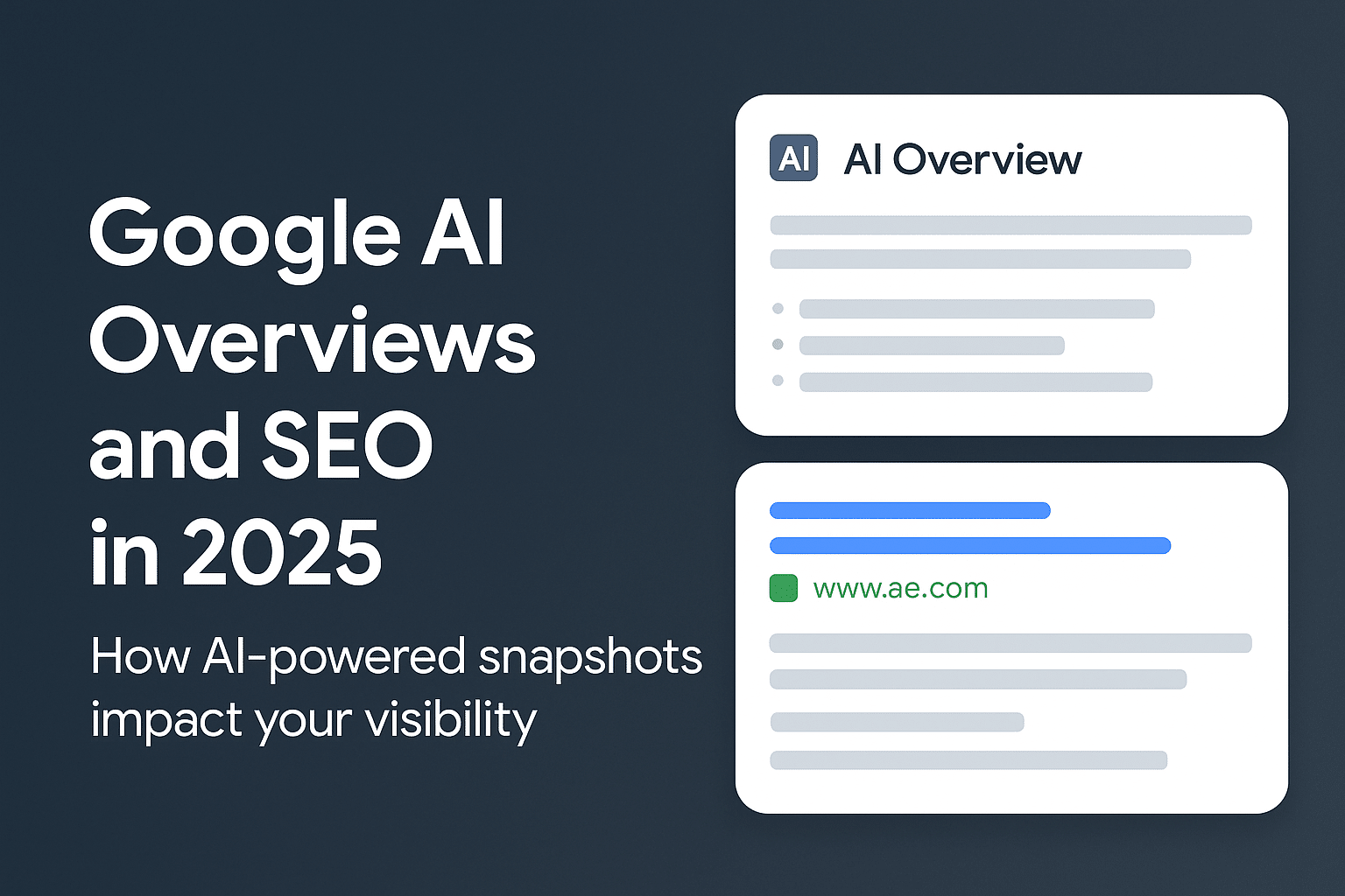 Google AI Overviews og SEO i 2025