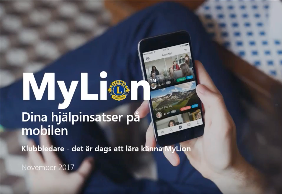 MyLion en app som förenar alla Lions