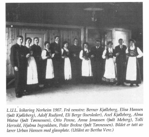 1907 leikarring på Norheim