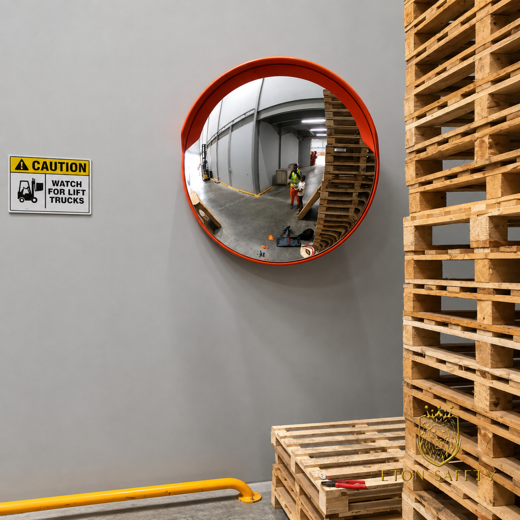 80CM Convex Mirror ES-W80 {Orange Frame)