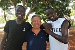 Michael, Achim und Shadrack in Nyakwaka-November 2018