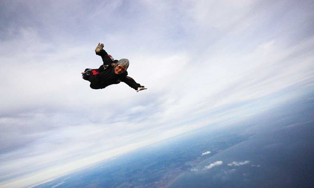 Dilys-Price-skydiving