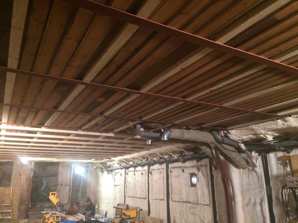 Both pipes are now in place