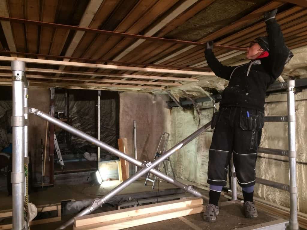 I'm putting in new ceiling joists