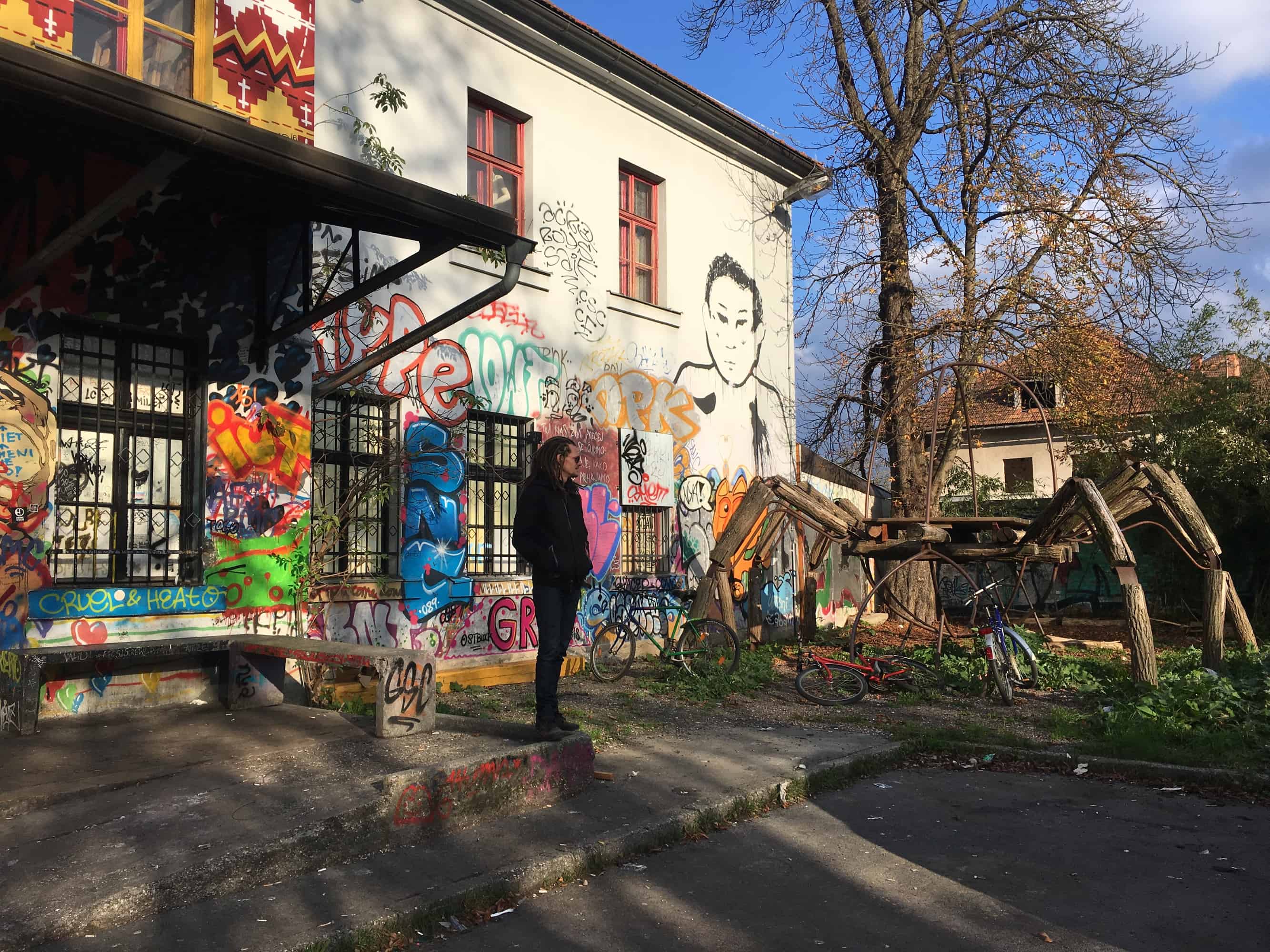 Mike at Metelkova