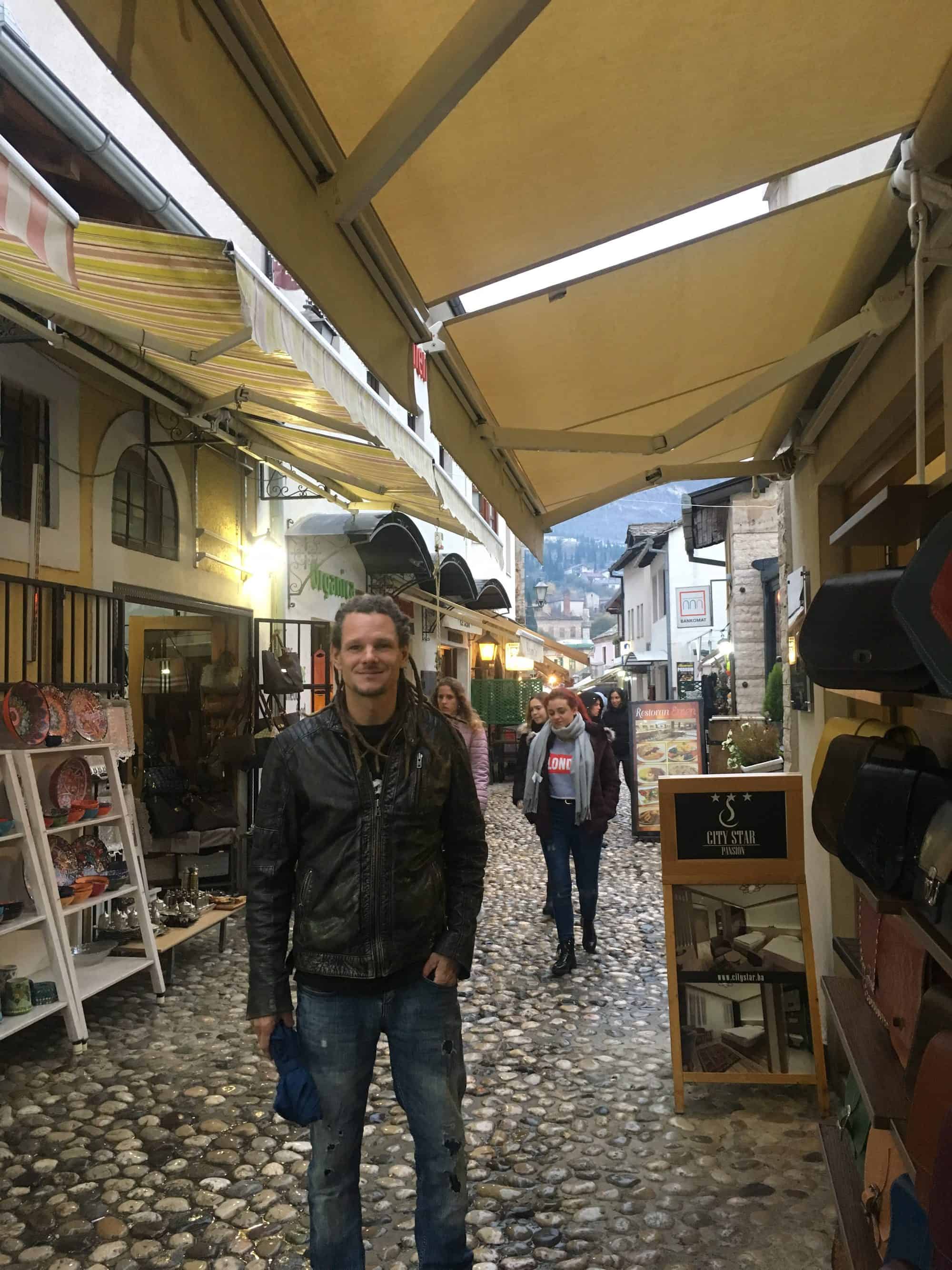 Mike in Mostar