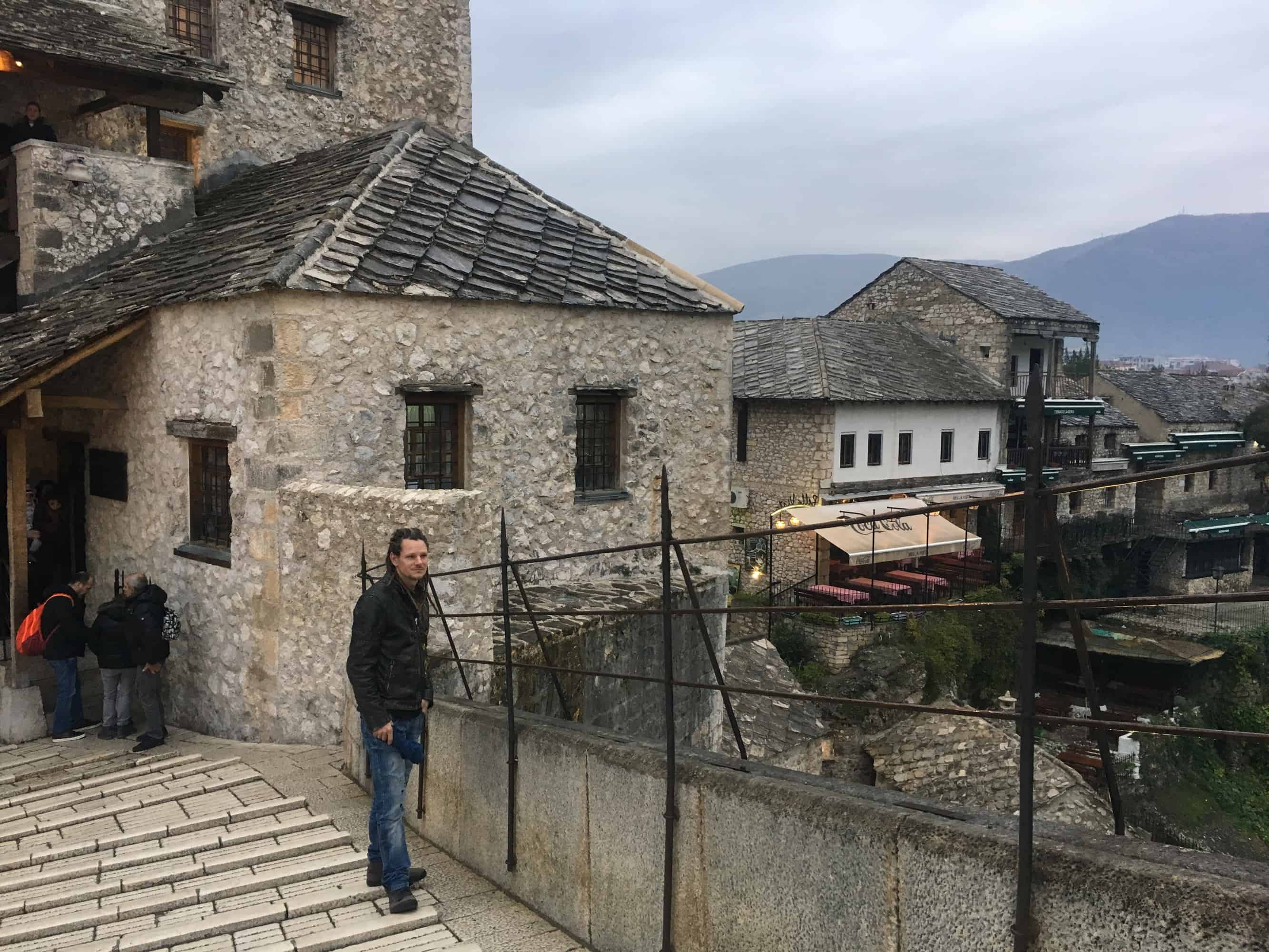 Mike on Stari Most