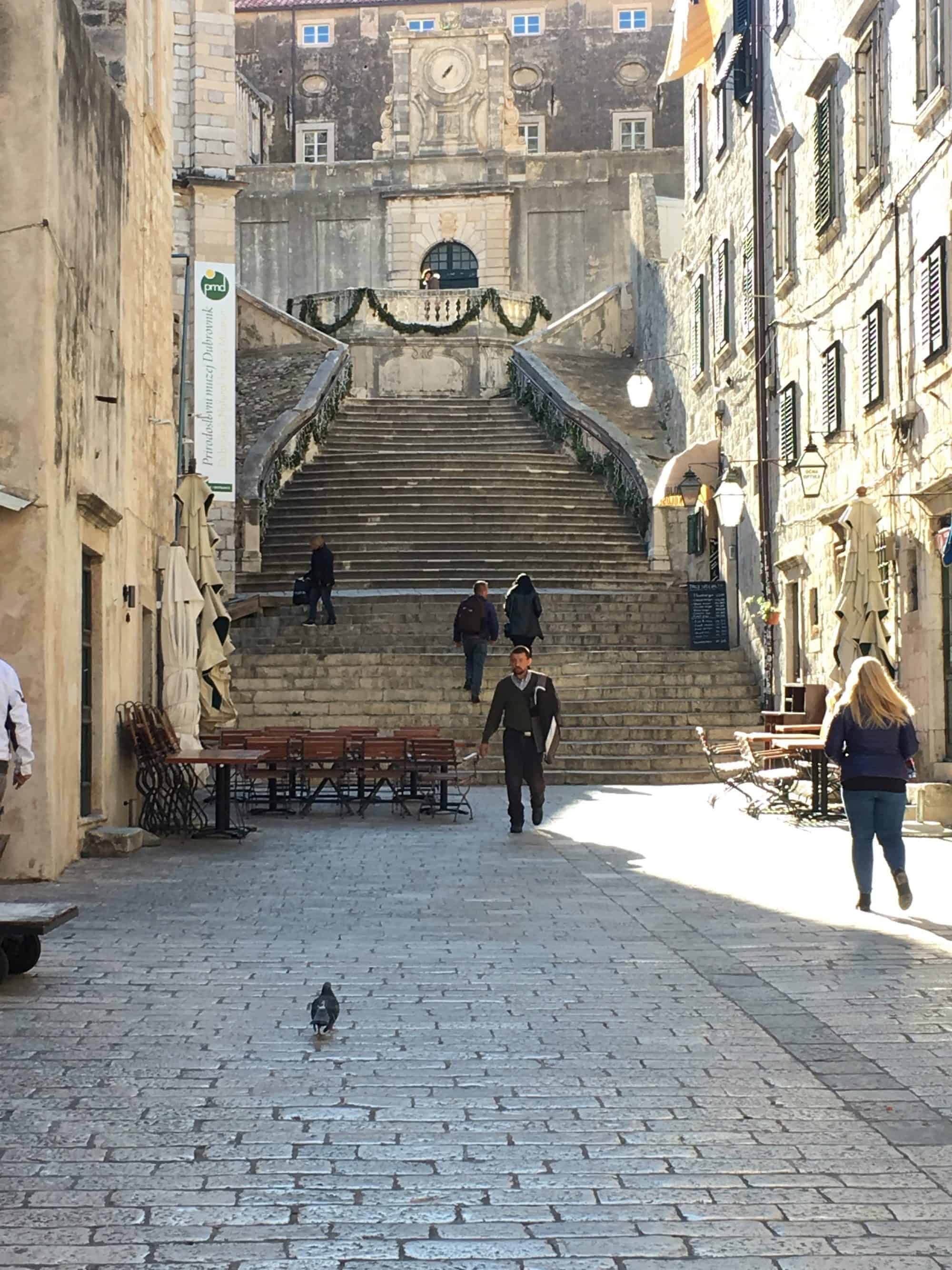 The "walk of shame stairs"