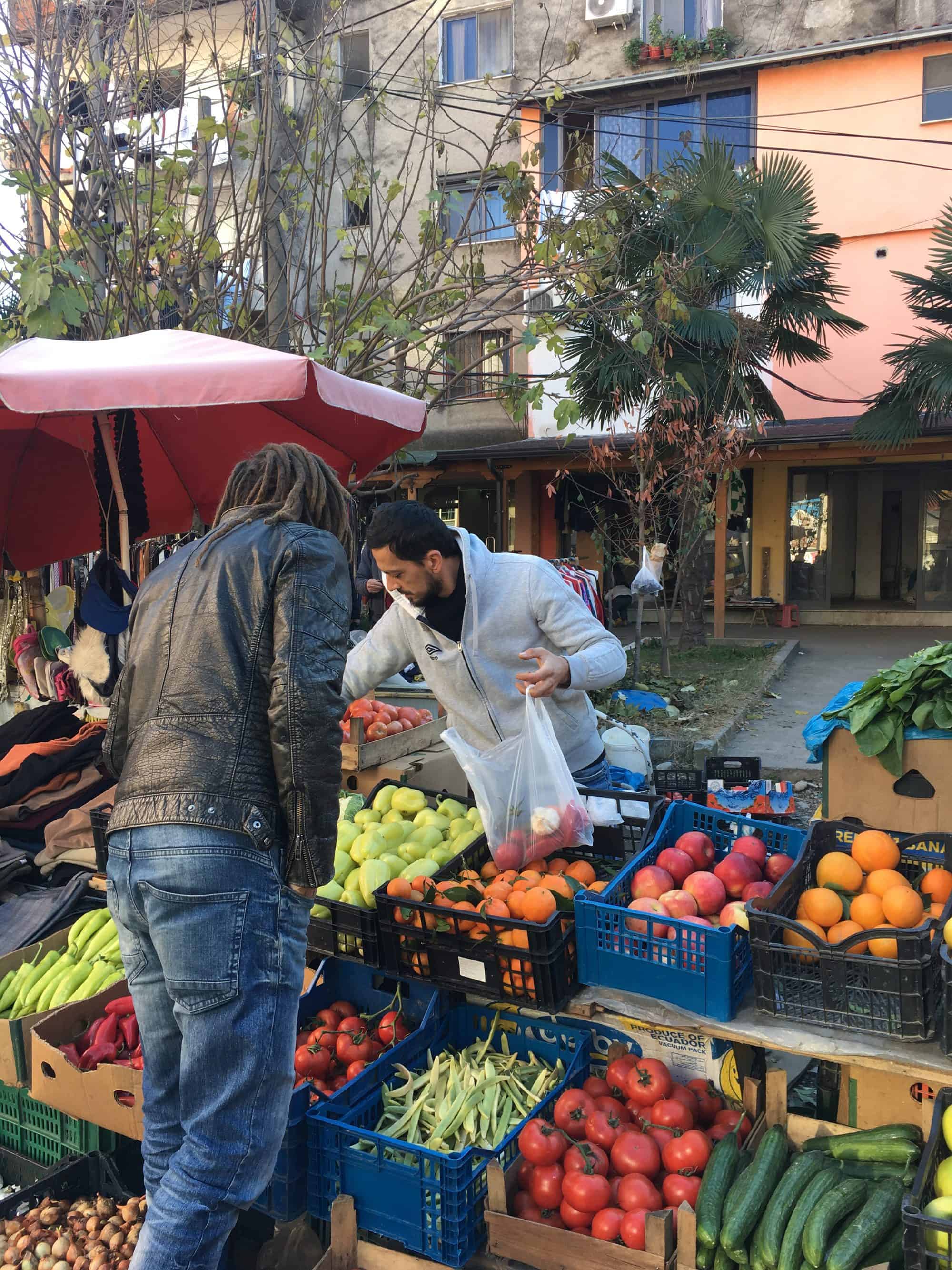 Mike is buying vegetables