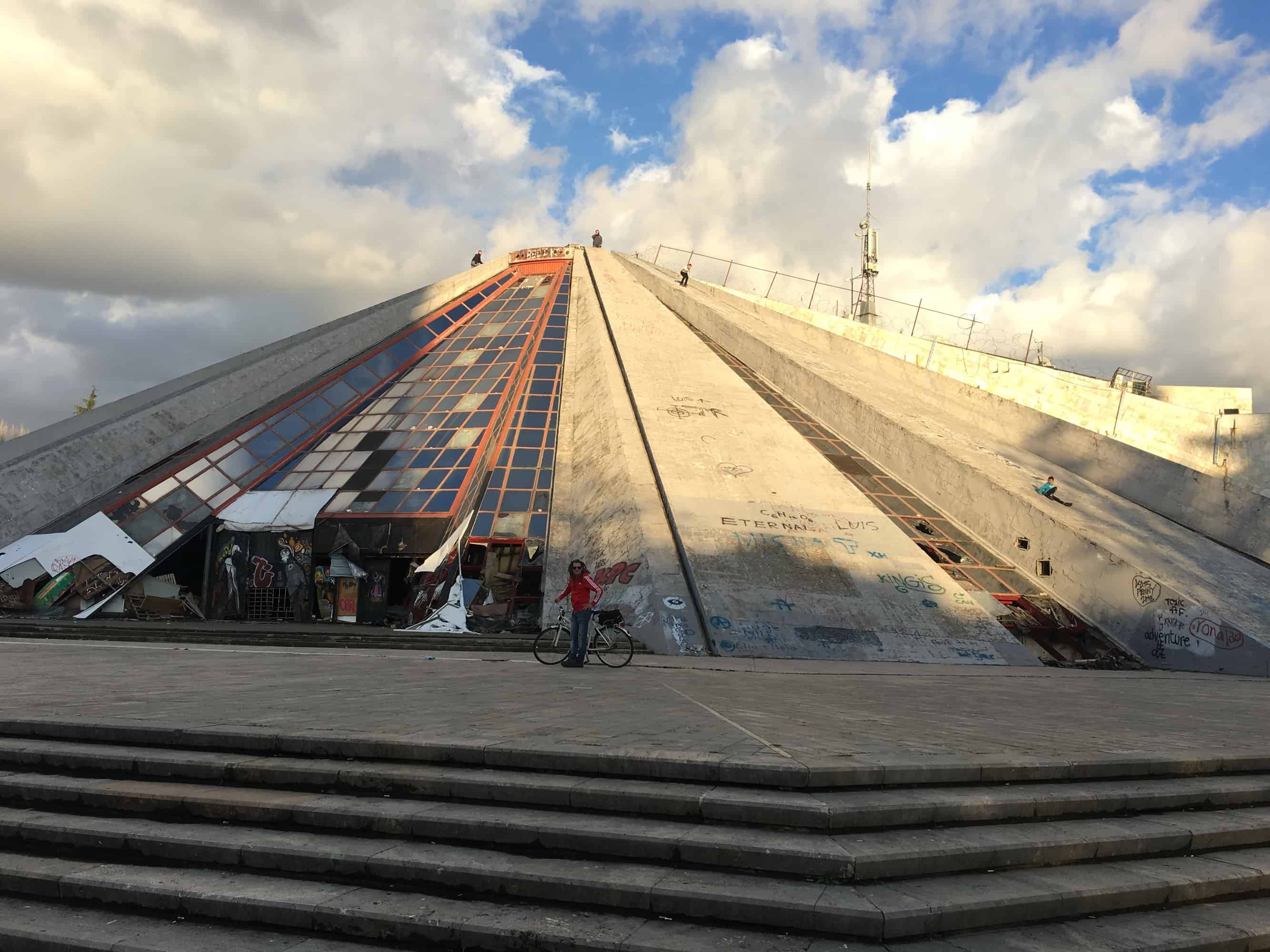 Mike at the pyramids