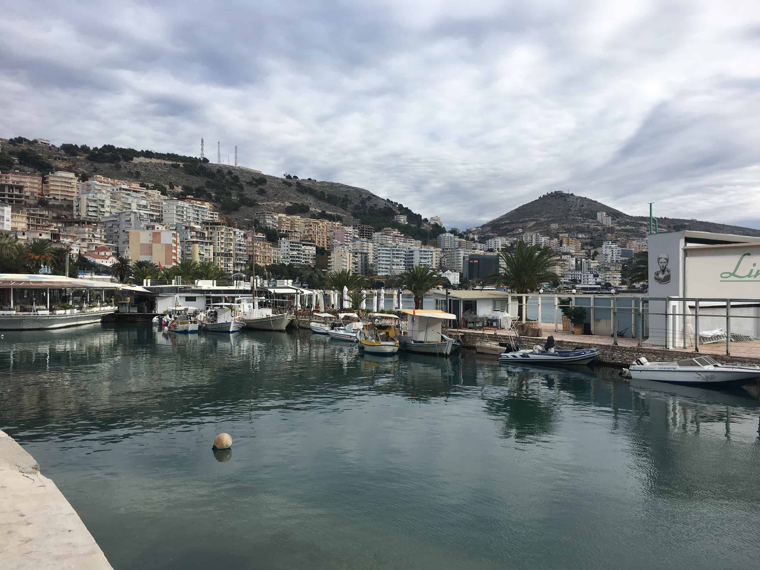 Small harbour in Sarandë