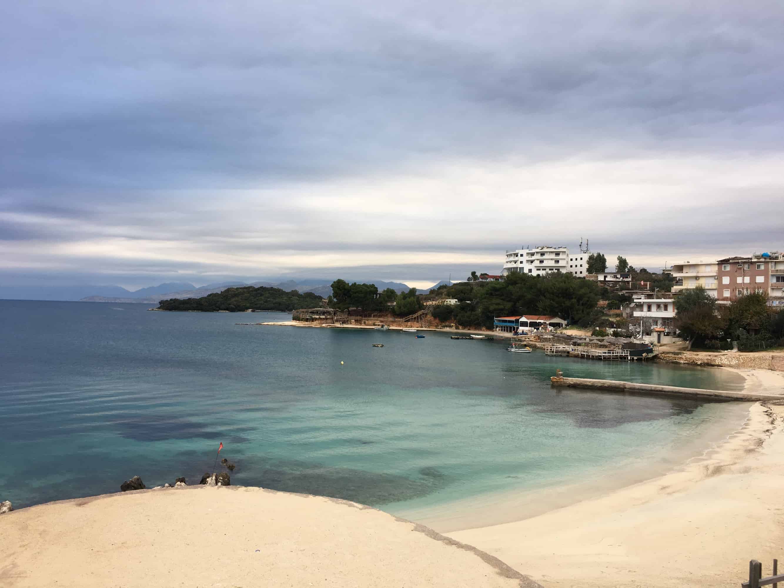 Beautiful beach in Ksamil