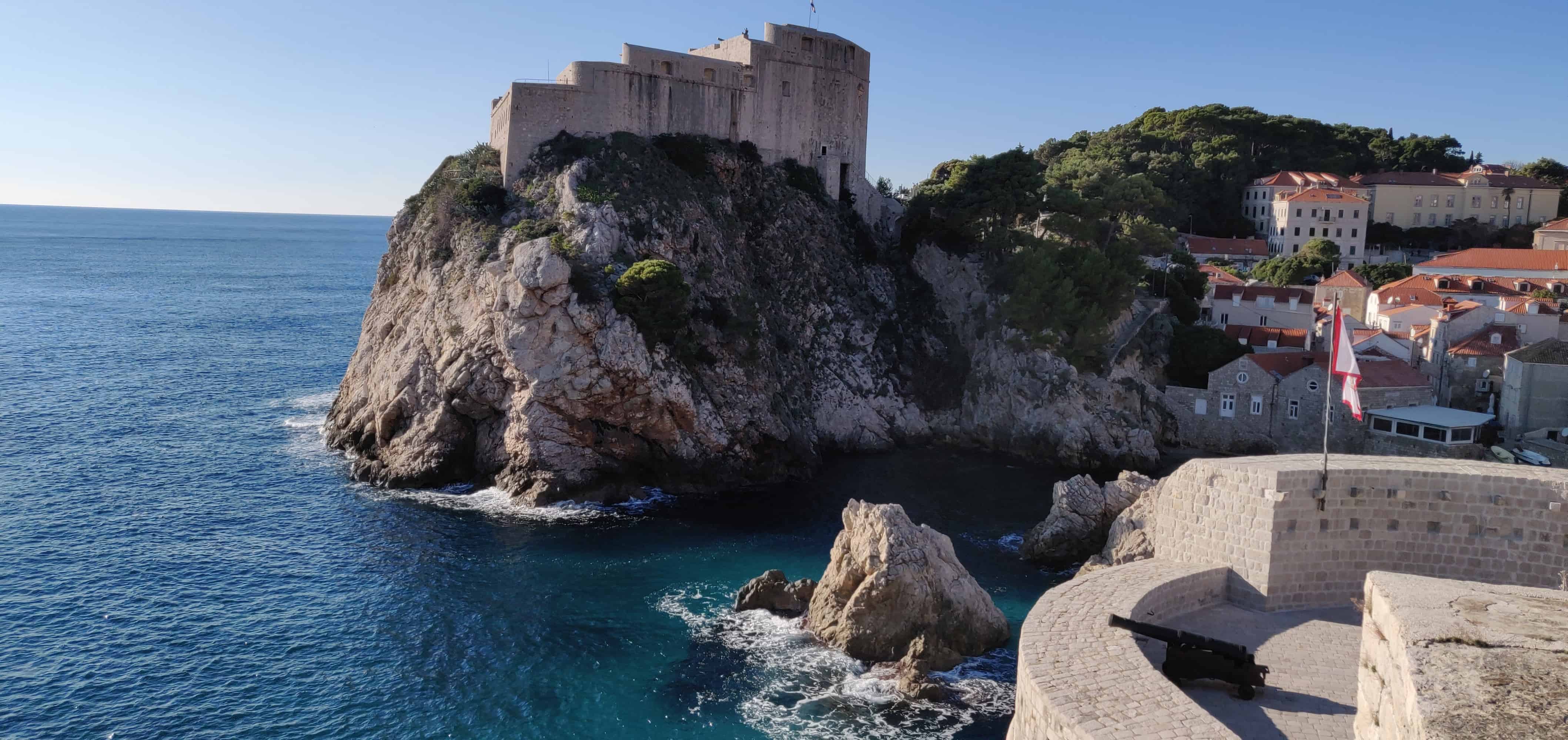 View over fort Lovrijenac,  "The Red Keep"