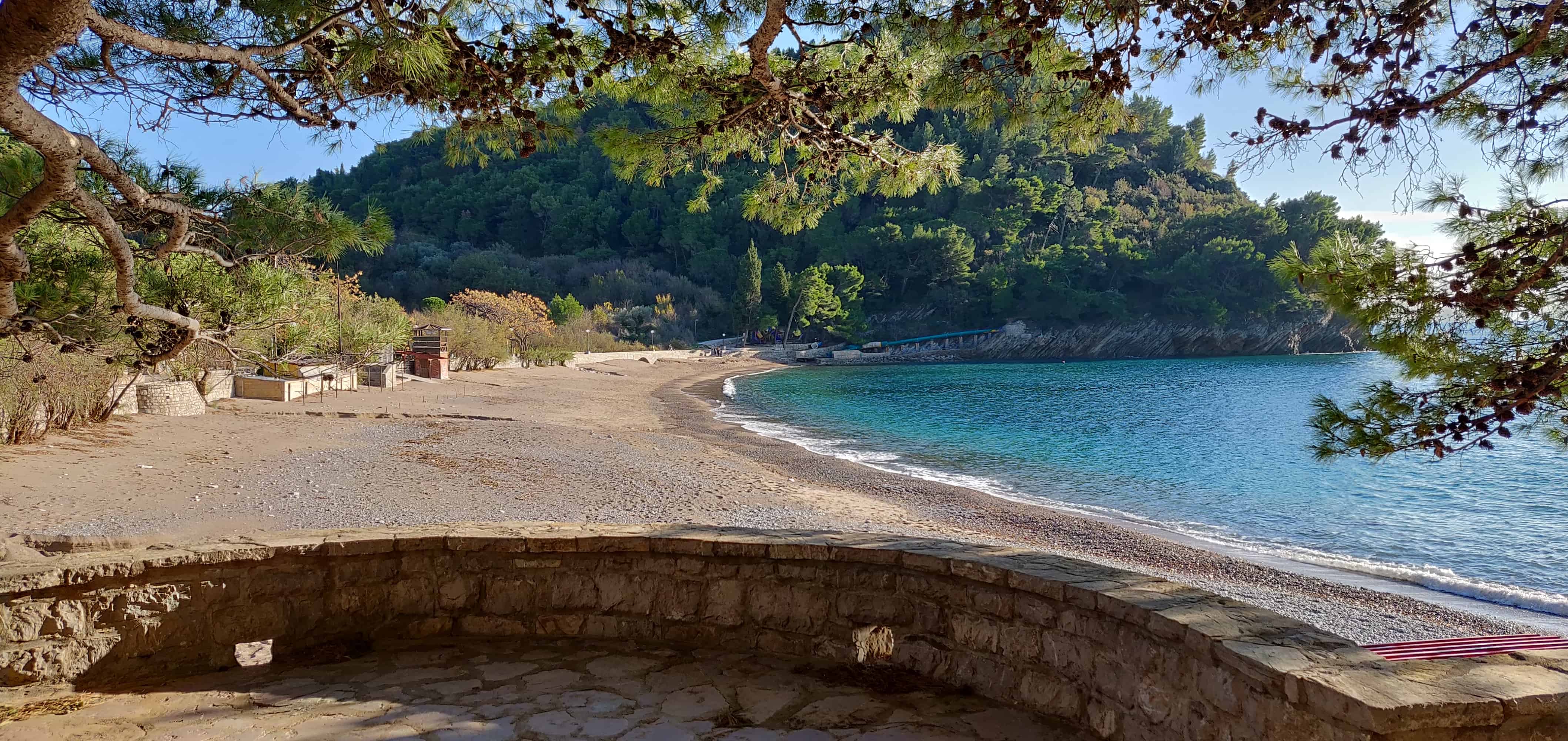 Beautiful beach that Mike passed on his run