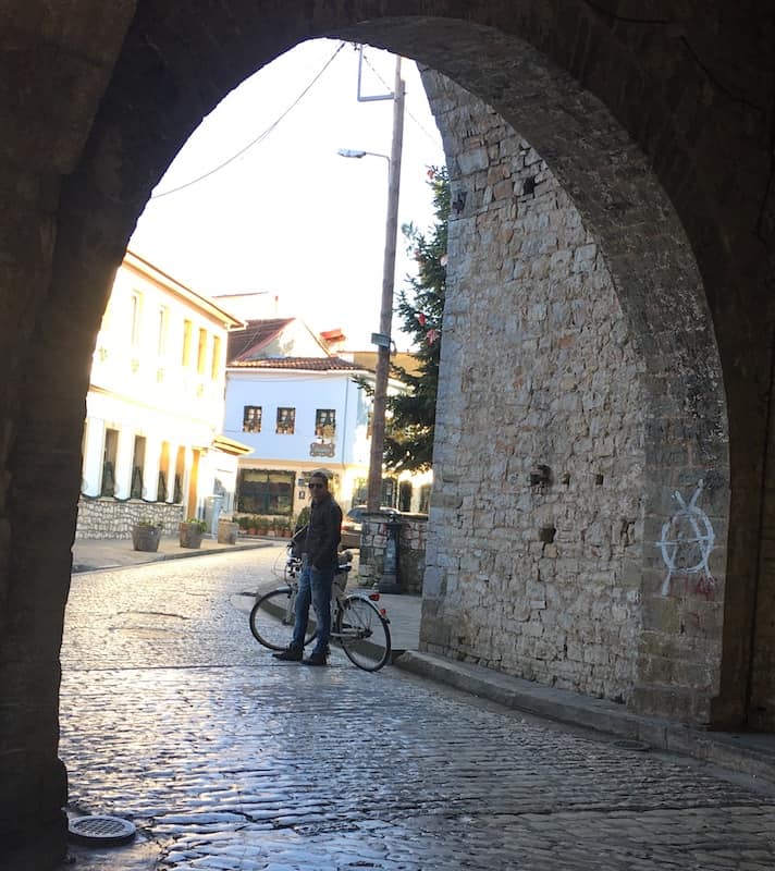 Mike at one of the gates in Ioannina