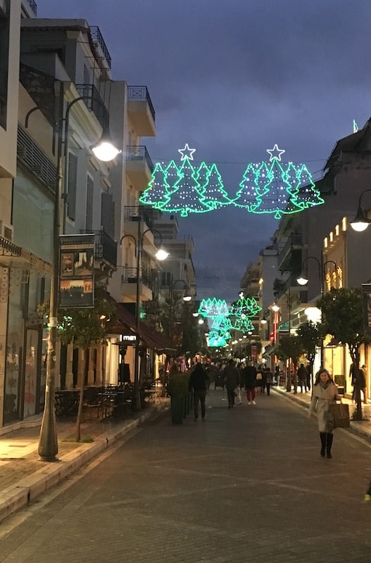 One of the streets in Patras