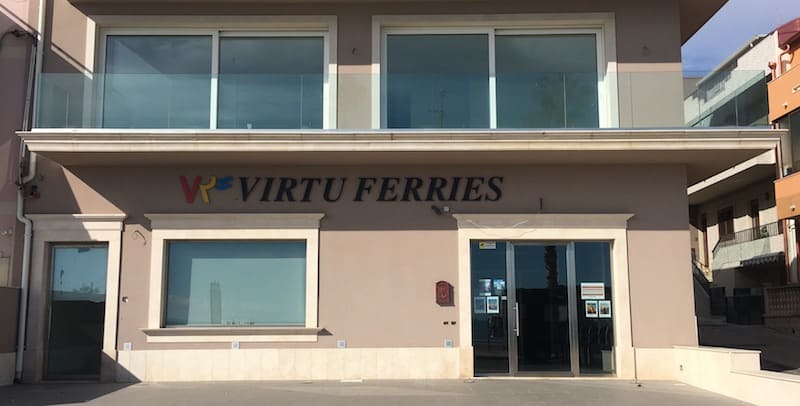 Closed Virtu Ferries office