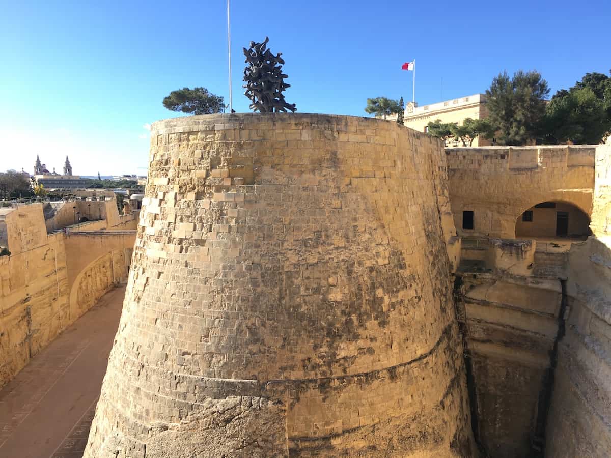 Part of the city walls