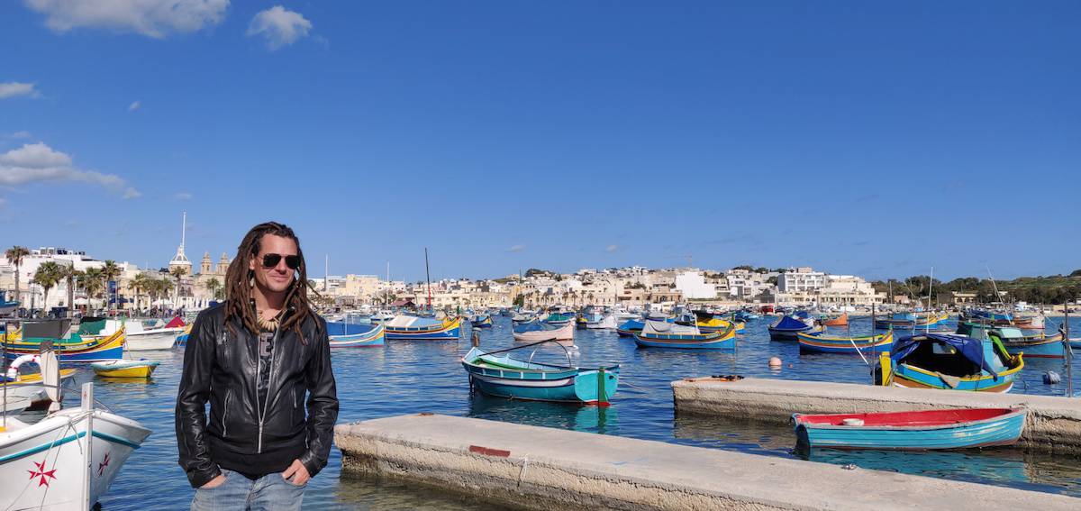 Mike in Marsaxlokk