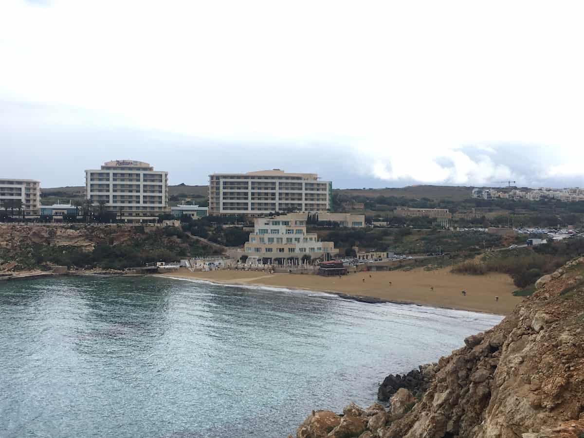 Overlooking Golden bay beach