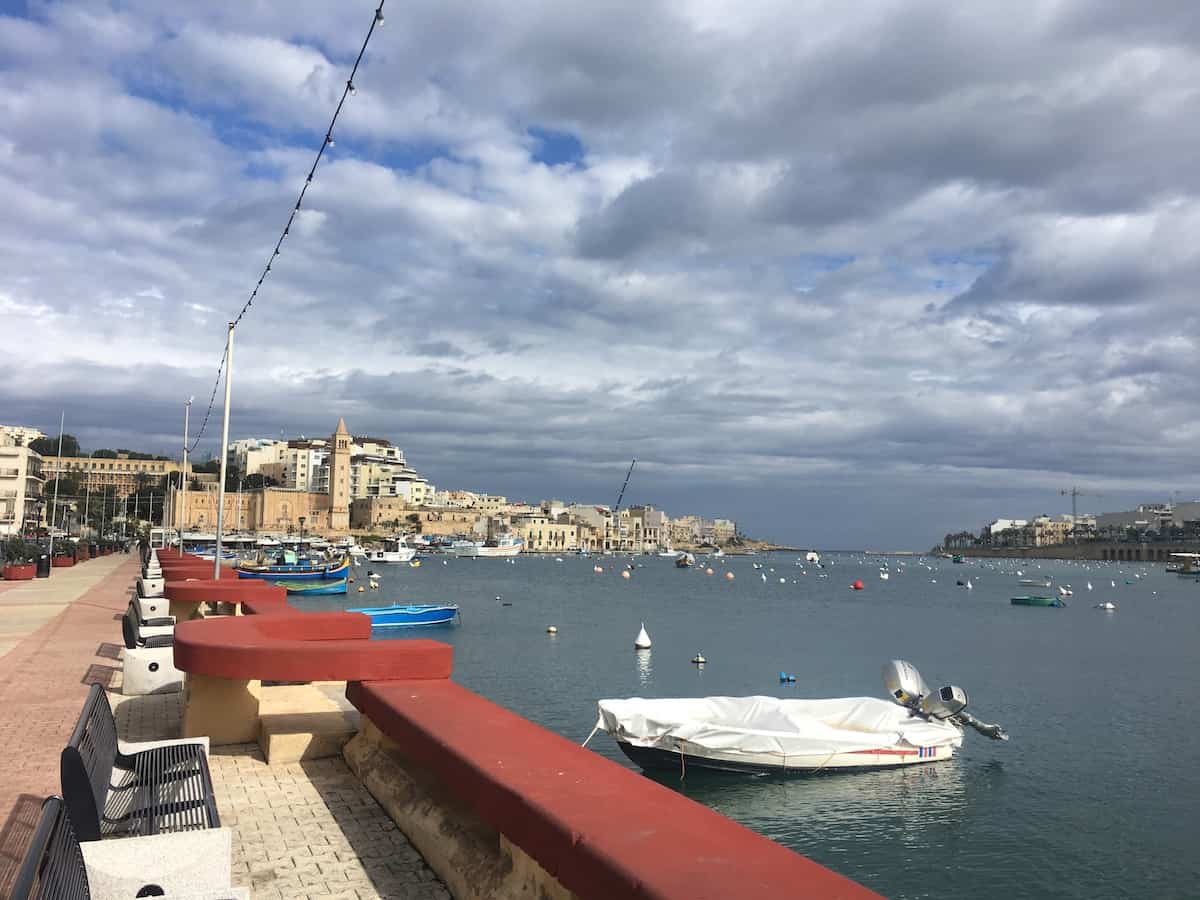 The harbour in Marsaskala