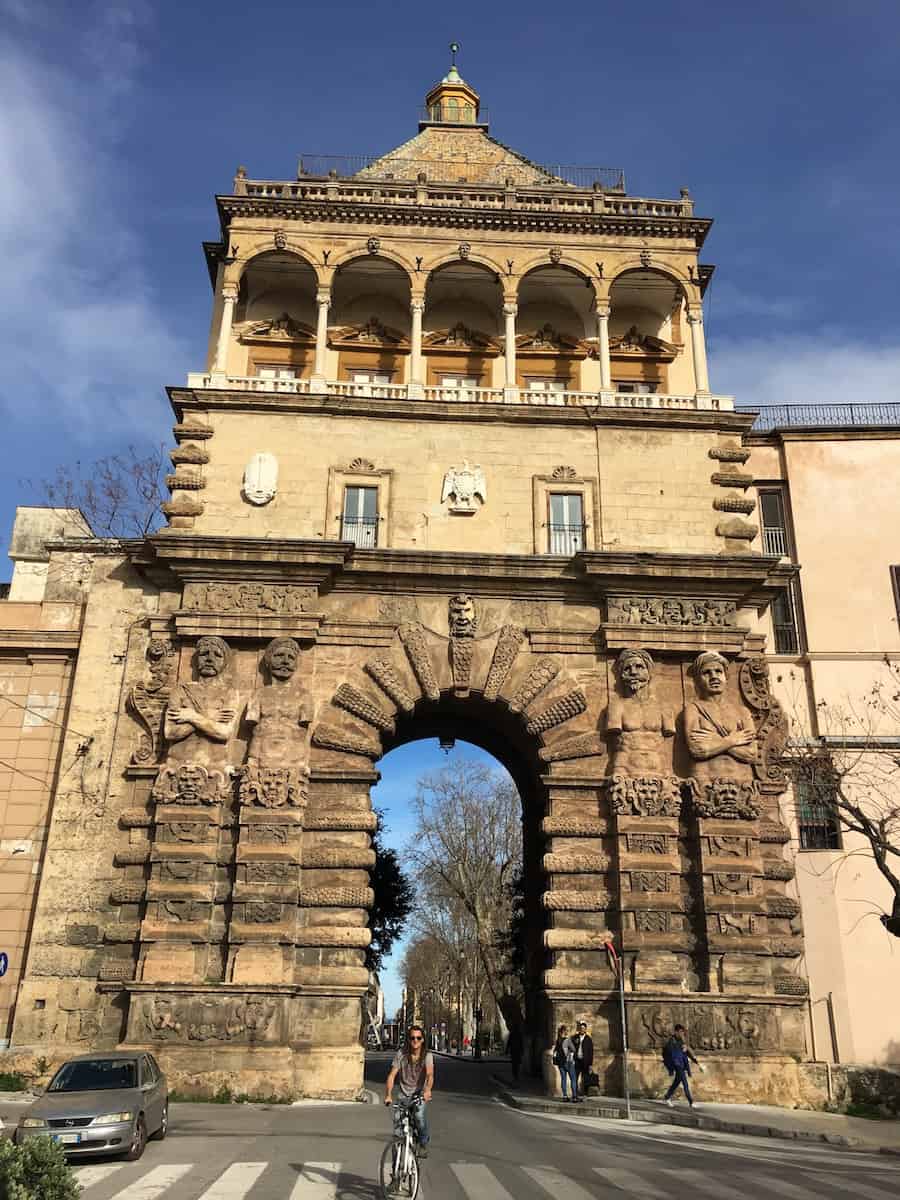 Mike at the Porta Nuova gate