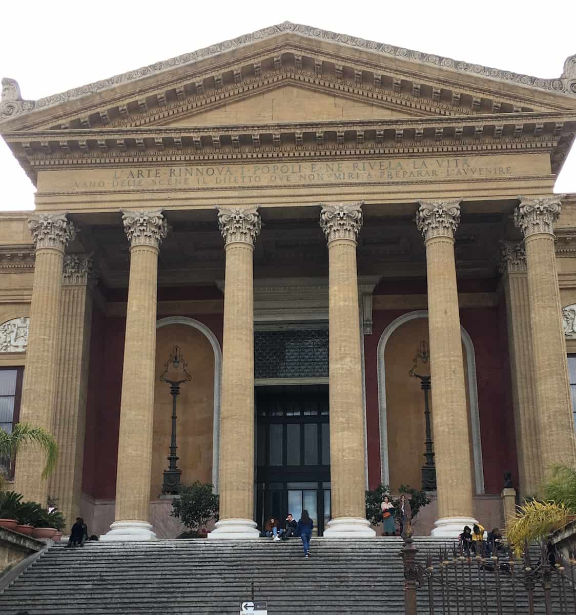 Teatro Massimo, it is the largest opera house in Italy