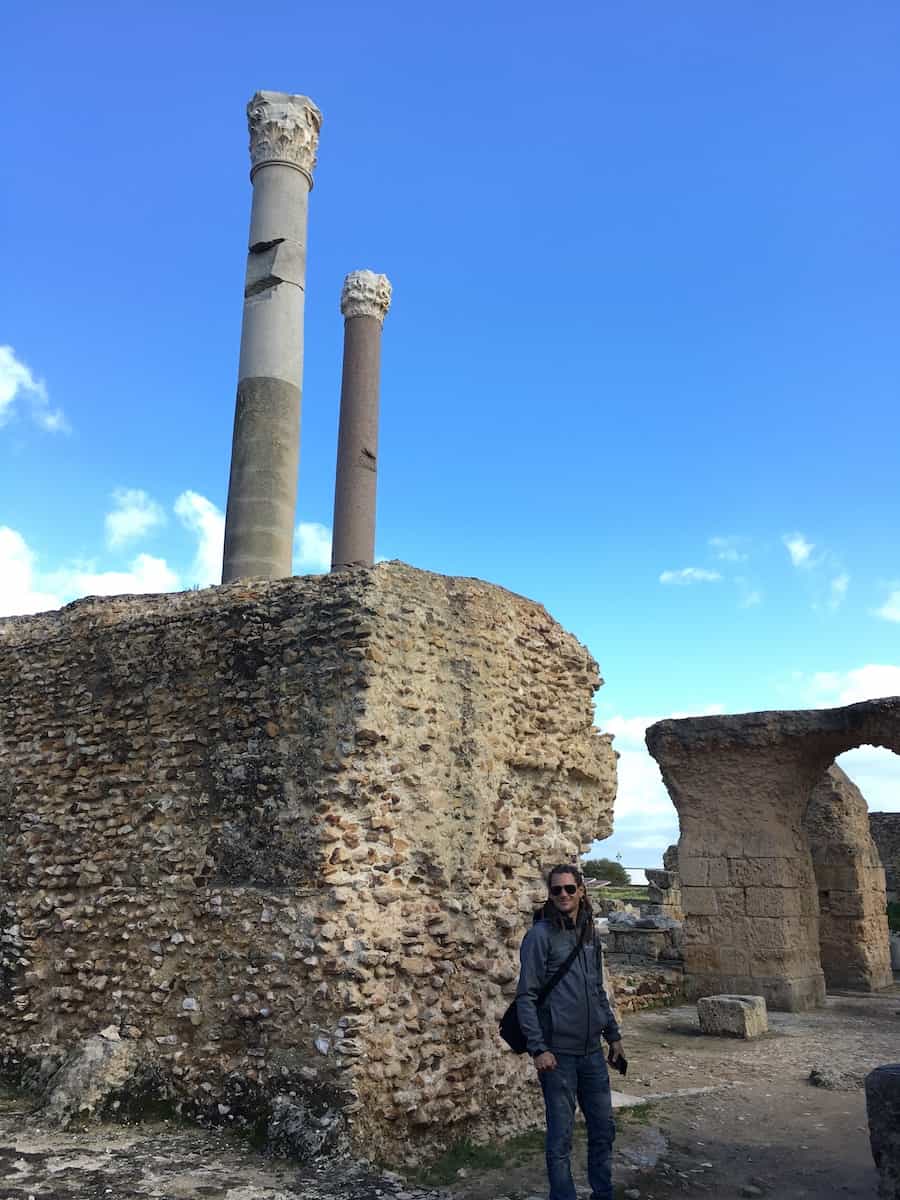 Mike at Antonine Baths