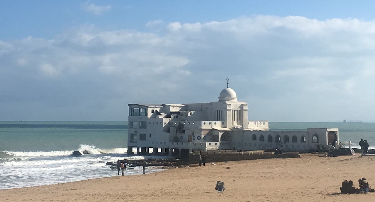 The former bathing pavilion