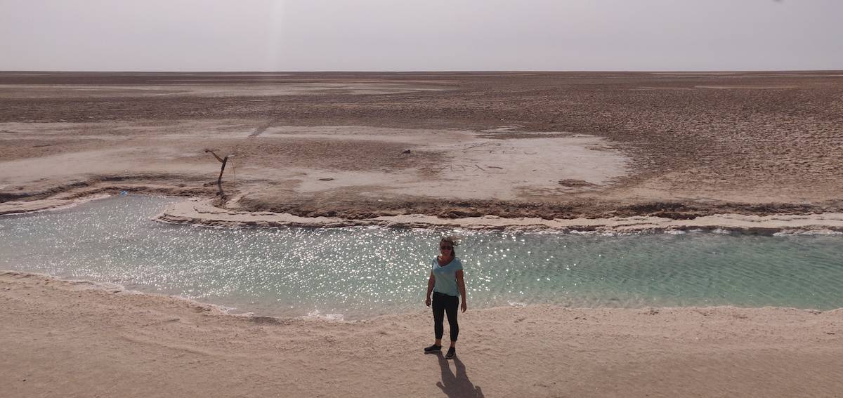 Me at one of the salt pools