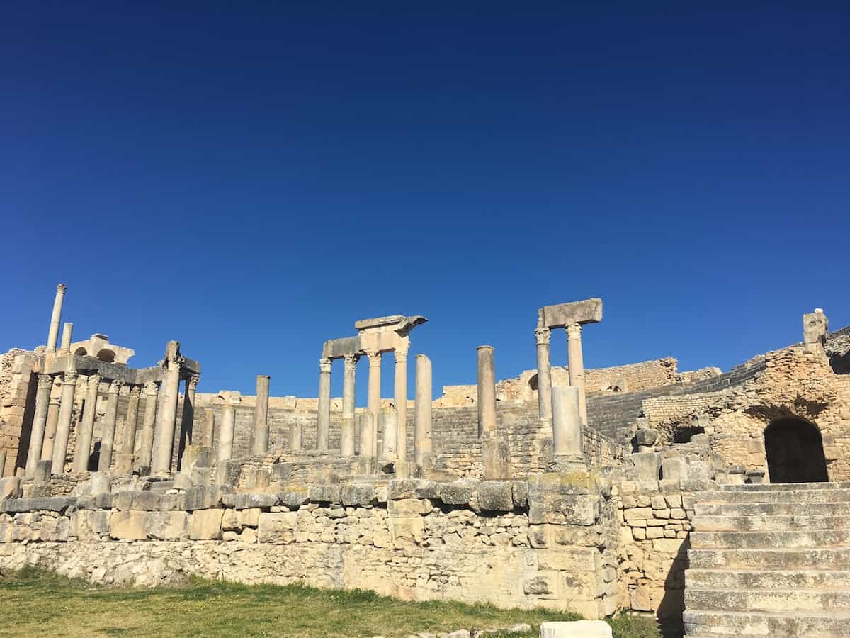 The theatre in Dougga