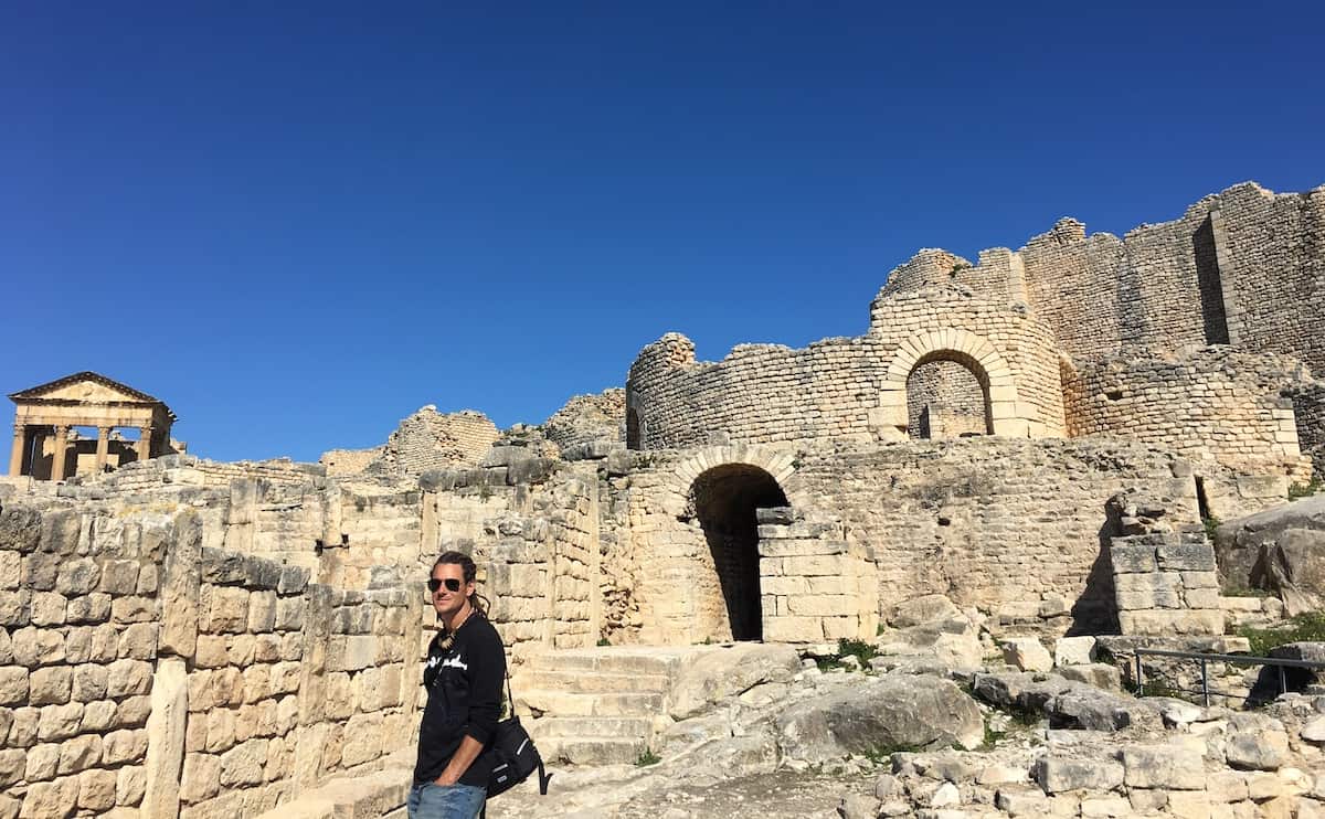 Mike in Dougga