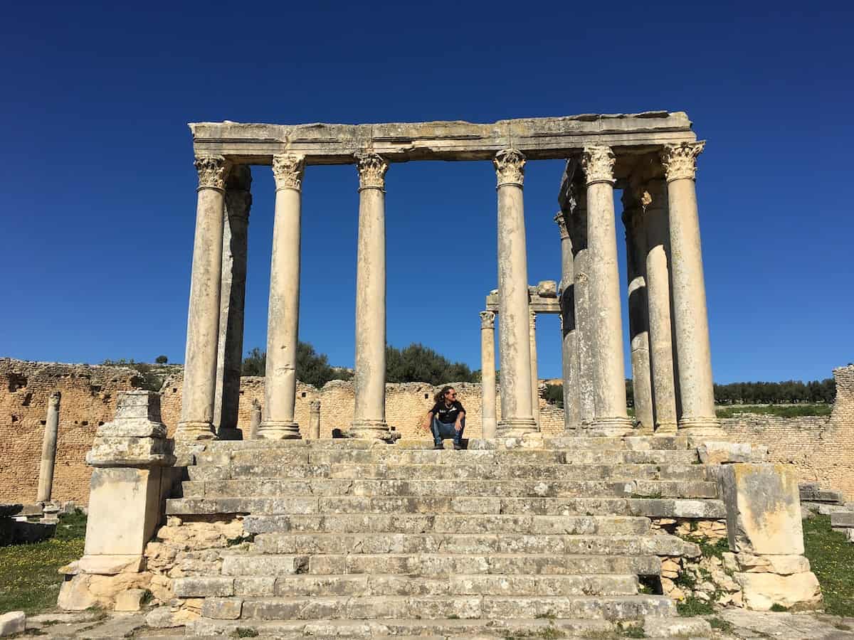 Mike in Dougga