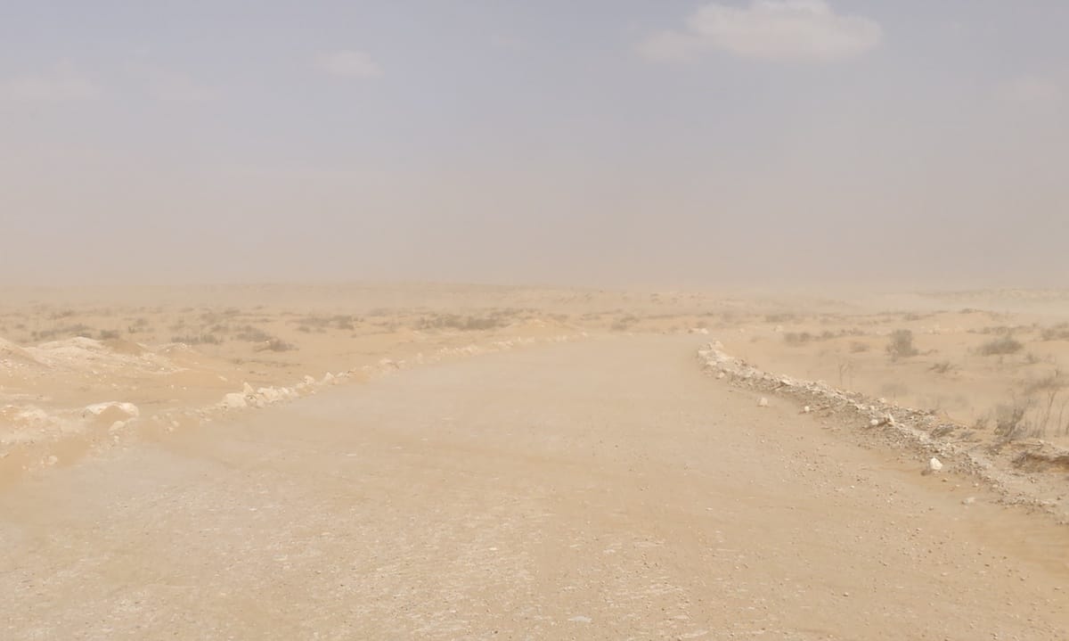 The road towards Matmata