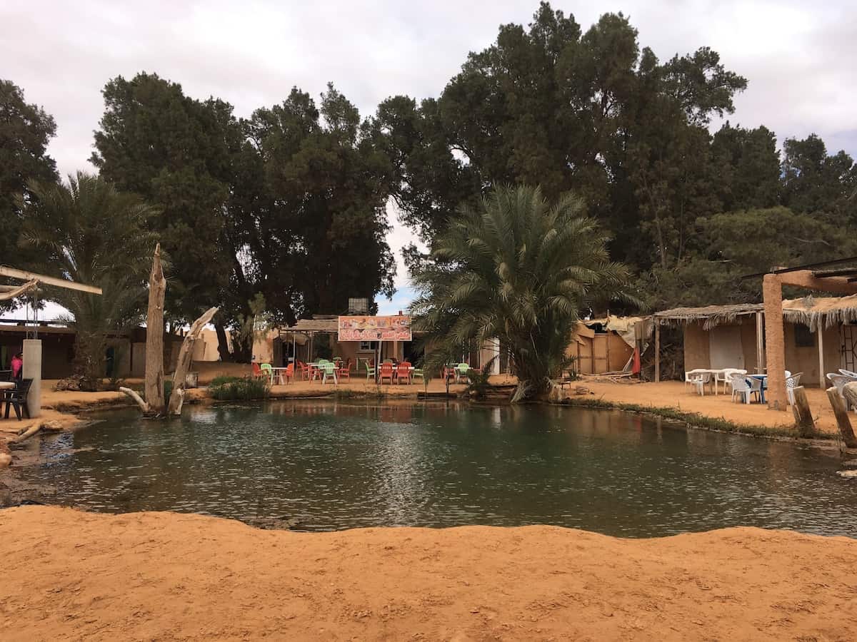 The oasis in Ksar Guilane